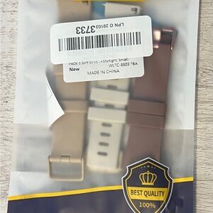 Pack of Soft Silicone Watch Bands (Fitbit)